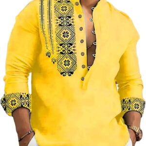 Men Printed Cotton Blend Straight Kurta